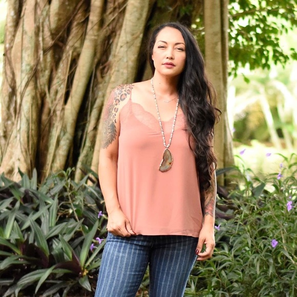 Rose Lace Cami - Picture 4 of 5